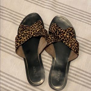 Leopard sandals